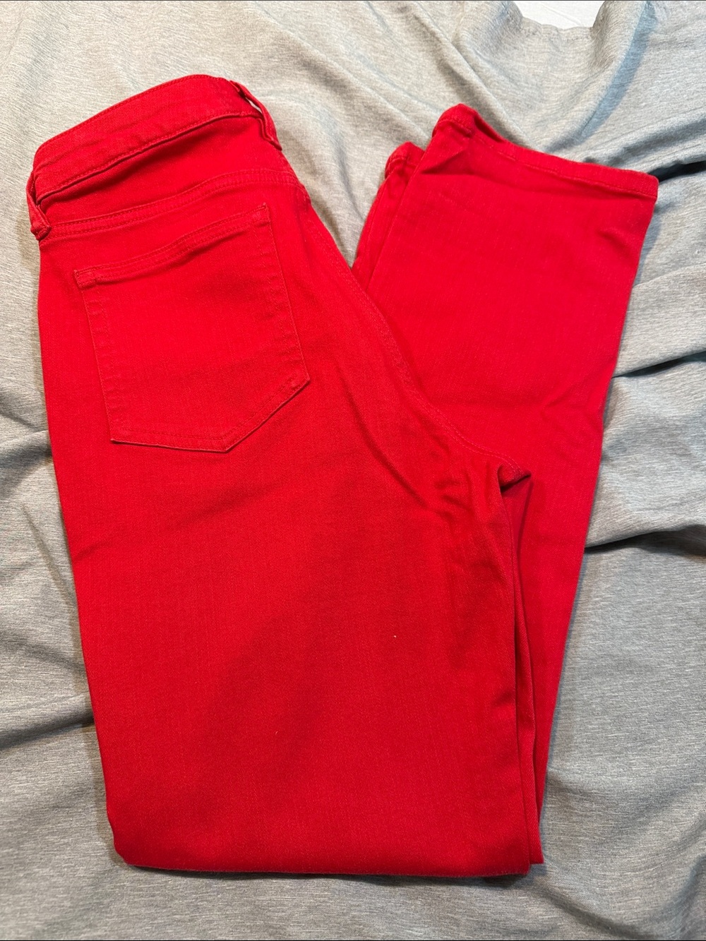 Ralph Lauren Women's Bright Red Skinny Jeans